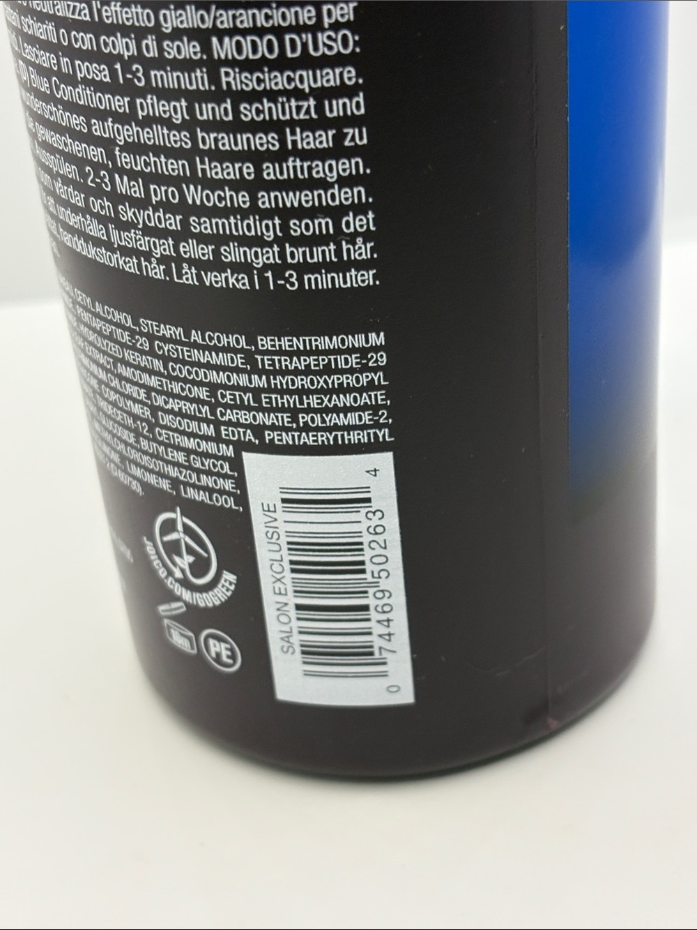 Joico Color Balance Blue Conditioner ECONOMY SIZE 33.8 fl oz! New - Picture 5 of 6